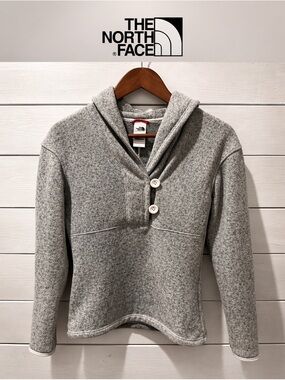 North Face Sweater Womens  Long Sleeve Pullover Shirt Shawl  SIZE XS